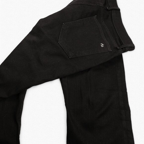 rag & bone men's black slim fit 2 jeans - 30" - Picture 4 of 4